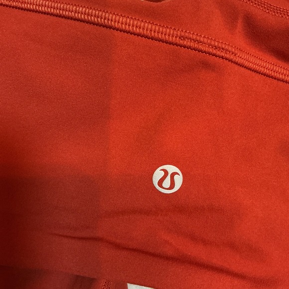 Lululemon Groove Super-High-Rise Flared Pant Womens 0 Red Excellent Nulu Yoga - Picture 3 of 6